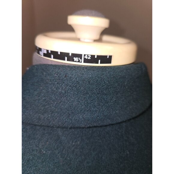 L.L. Bean Dark Green Womens Blazer Jacket Size 20 Wool Blend Classic Fit - Picture 4 of 6